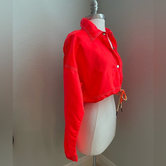 URBAN OUTFITTERS Cropped Neon Jacket - Picture 5 of 12